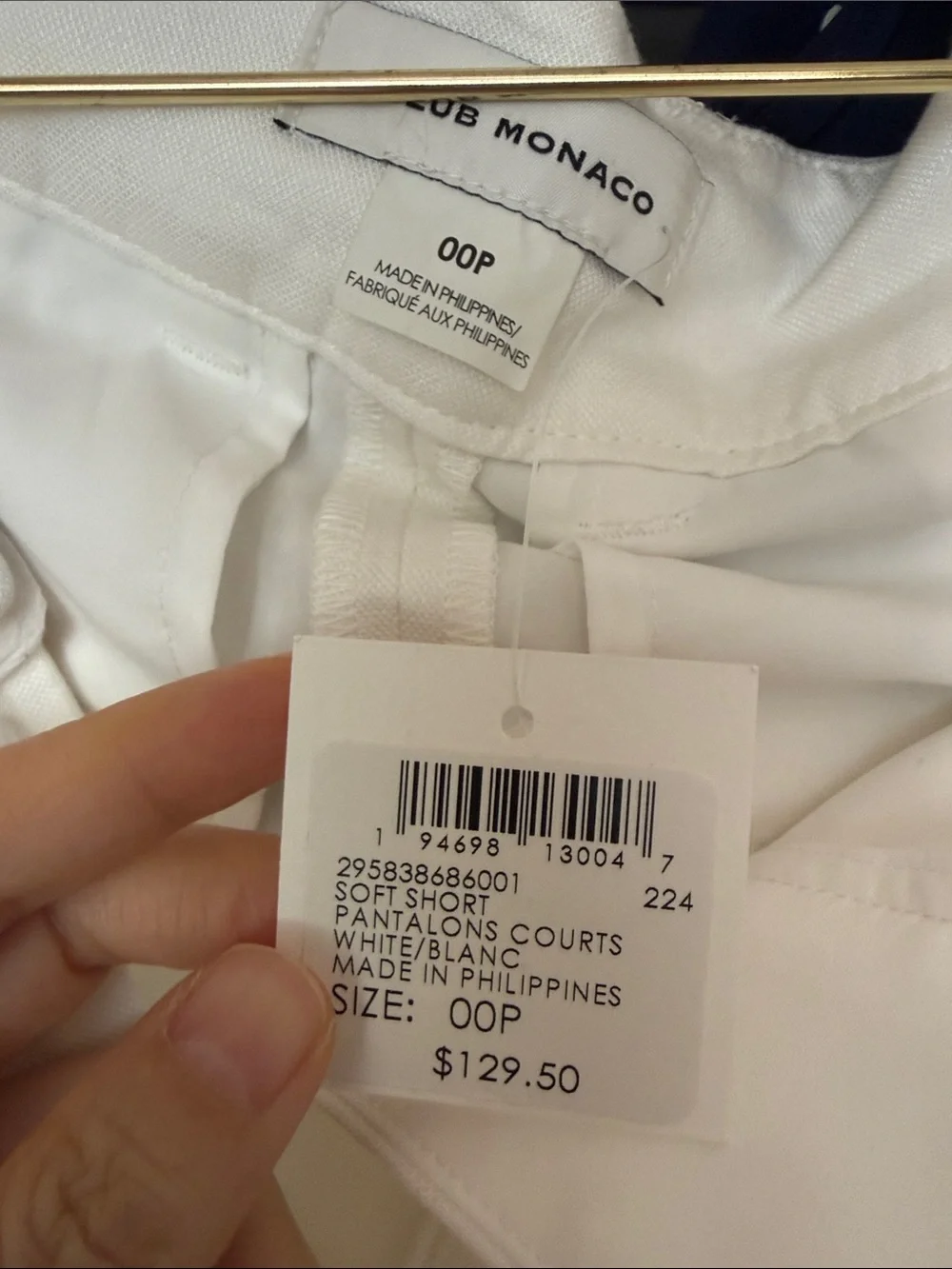 Nwt Club Monaco soft shorts rarely found